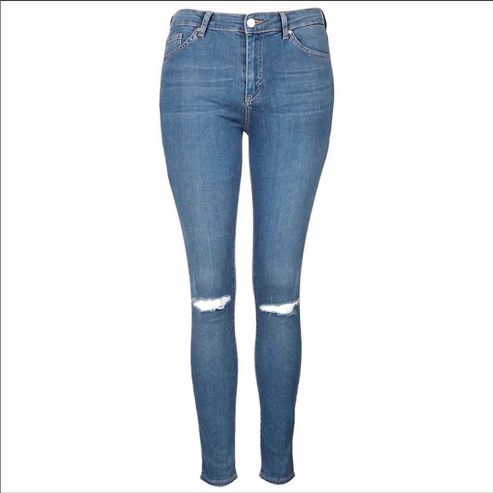 Topshop “Leigh” high waisted jeans size 28x30